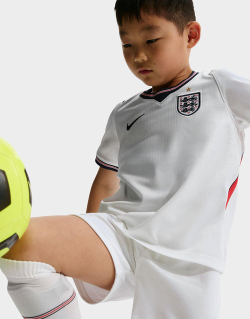 England 2026 Stadium Home Soccer Replica 3-Piece Kit Children's