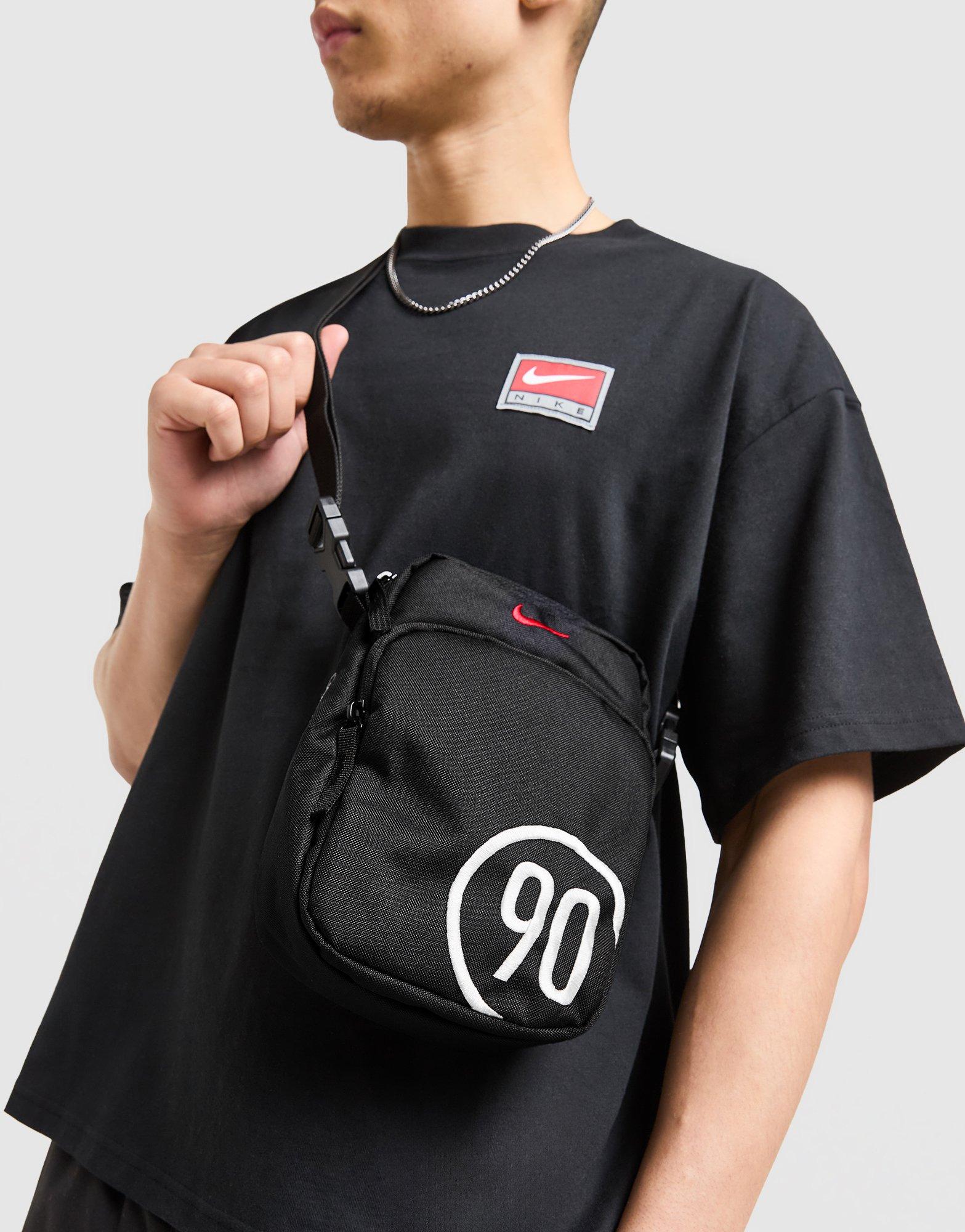 Black Nike Total 90 Crossbody Bag - JD Sports Singapore