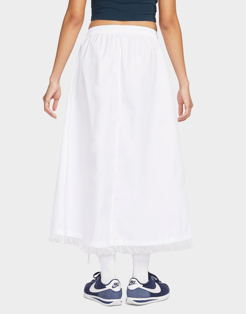 Ruched Woven Skirt
