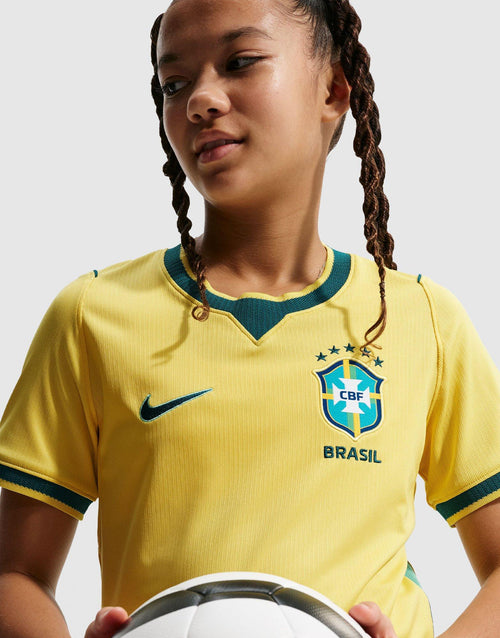 Brazil 2026 Stadium Home Dri-FIT Soccer Replica Jersey Junior's