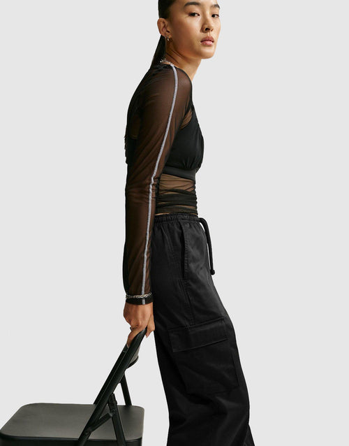 Sportswear Loose Mid-Rise Utility Cargo Pants
