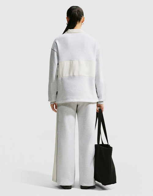 Studio Fleece Medium Weight Mid-Rise Wide-Leg Pants