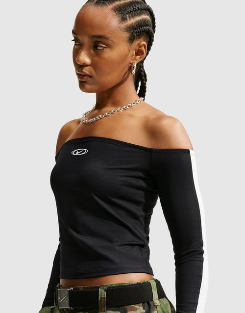 Sportswear Women's Tight Off-Shoulder Top