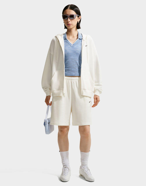 Studio Fleece Lightweight Oversized High-Rise Shorts