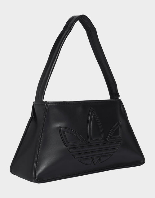 Polyurethane Outline Trefoil Shoulder Bag