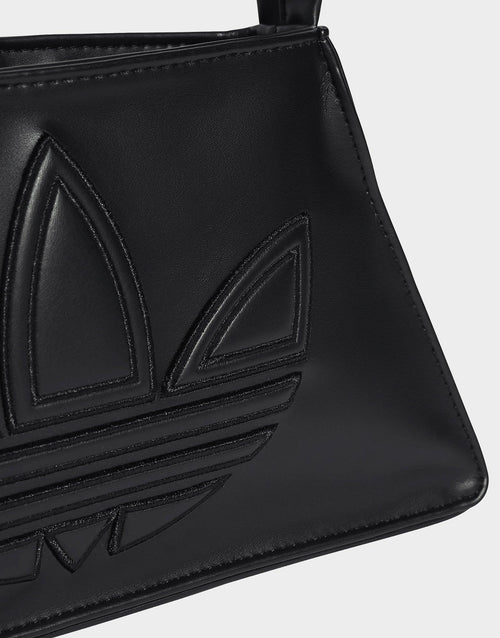 Polyurethane Outline Trefoil Shoulder Bag
