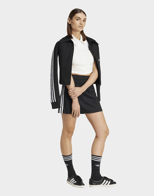 Towel Cropped Polo Shirt