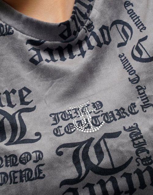 Newspaper Crop T-Shirt