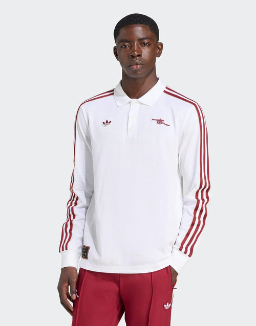 Arsenal Terrace Icons Long Sleeve Polo Shirt