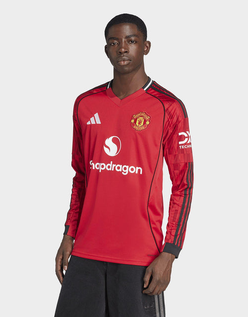 Manchester United FC 25/26 Long Sleeve Home Shirt