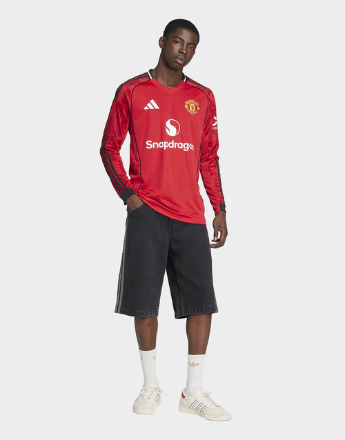 Manchester United FC 25/26 Long Sleeve Home Shirt