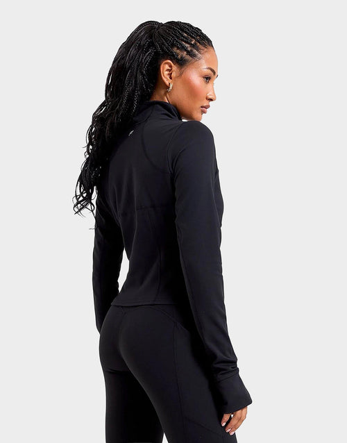 Crop Full Zip Track Top