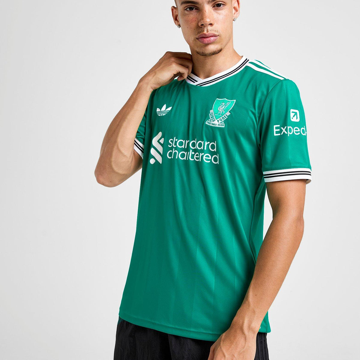 Green adidas Liverpool FC 25/26 Third Jersey JD Sports Singapore