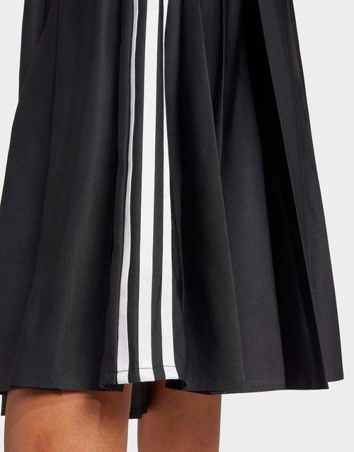 Ribbon Pleated Maxi Skirt