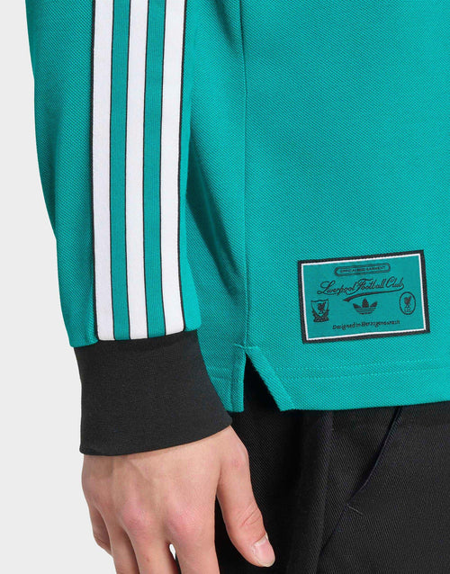 Liverpool FC Terrace Icons Long Sleeve Polo Shirt