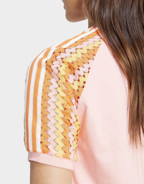 3-Stripes Crochet Cali T-Shirt