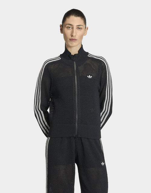 Knitted Crochet Firebird Track Top