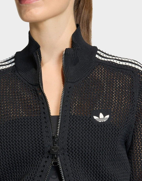 Knitted Crochet Firebird Track Top
