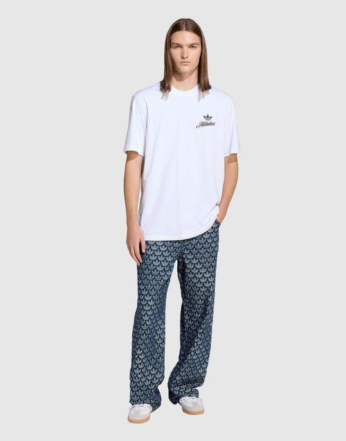Denim Loose Monogram Pants