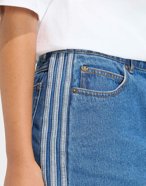 3-Stripes Denim Skirt