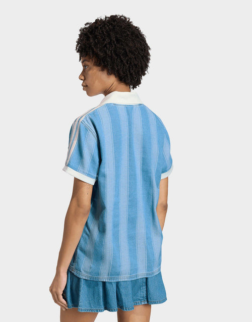 Denim Football Jersey
