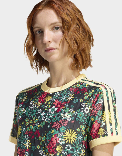 ADIDAS ORIGINALS X LIBERTY LONDON 3 STRIPES TEE