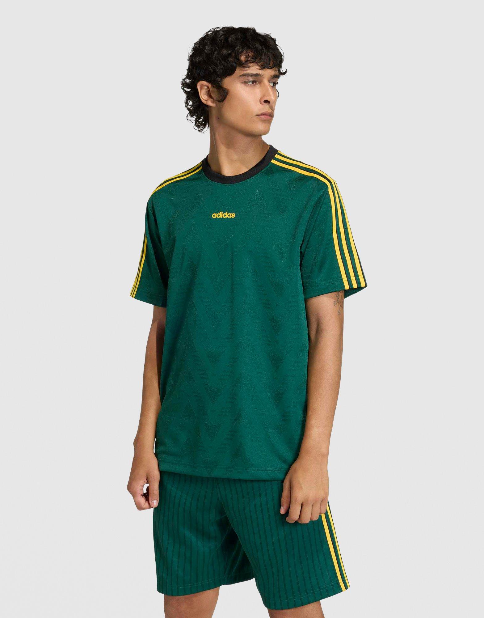 Vintage adidas オーストリア代表 シャツ Green adidas Bruised Banana Jacquard Jersey - JD Sports Singapore