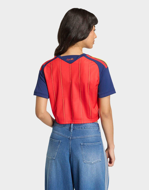 Spain 26 Home Cropped Jersey