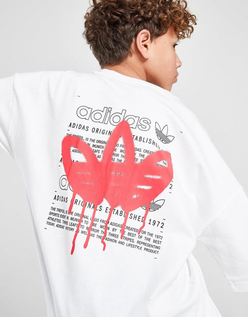 Graffiti Trefoil T-Shirt Junior's