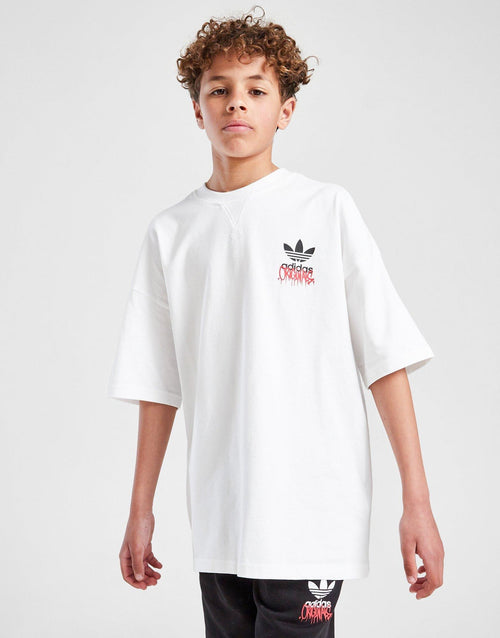 Graffiti Trefoil T-Shirt Junior's