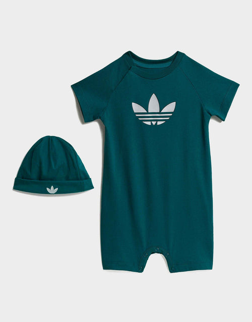 Trefoil Gift Set Jumpsuit and Beanie Infant's