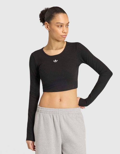Essentials Rib Cropped T-Shirt