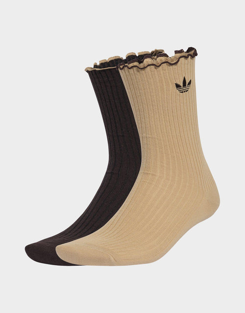 Ruffle Crew Socks 2 Pairs