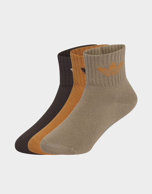 Mid Ankle Socks 3 Pair Pack Kids