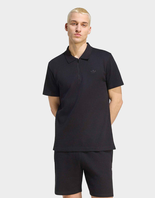 Waffle Polo Shirt