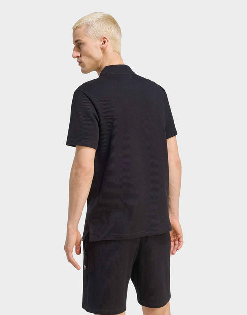 Waffle Polo Shirt