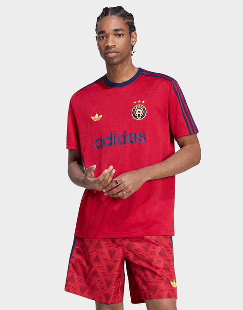 Football Inspired Jacquard Jersey.