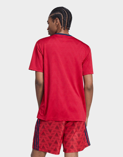 Football Inspired Jacquard Jersey.