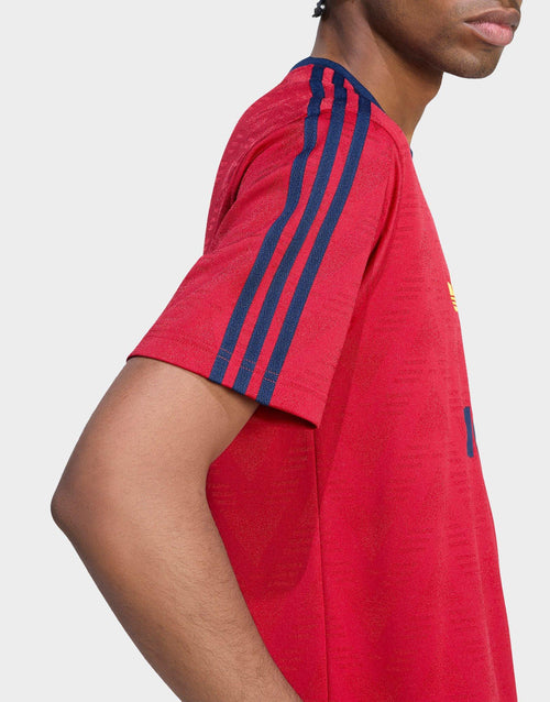 Football Inspired Jacquard Jersey.