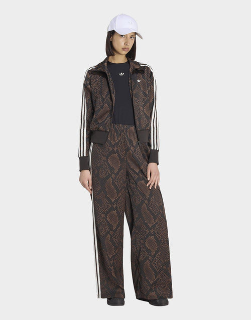 Satin Snake Print Firebird Track Pants
