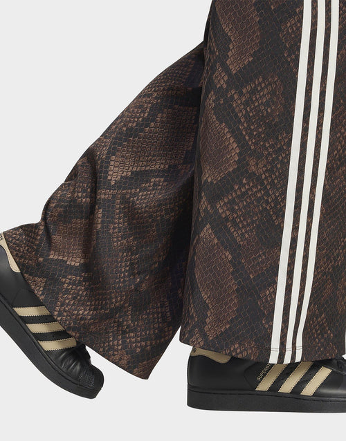 Satin Snake Print Firebird Track Pants