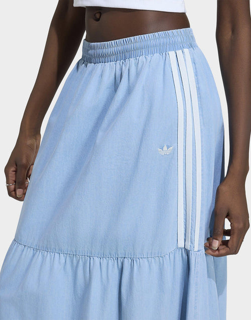 Denim Long Skirt