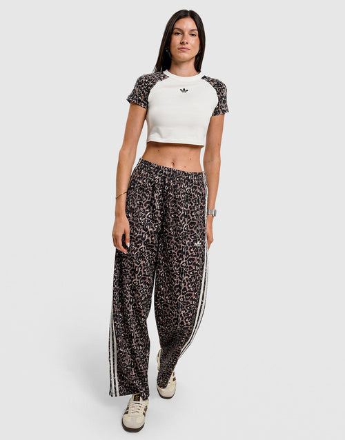 Leopard Print Firebird Track Pants
