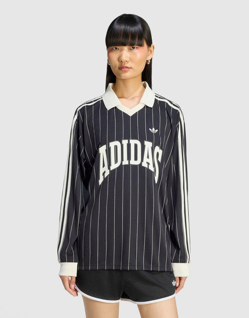 Pinstripe Long Sleeve Football T-Shirt