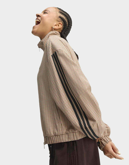3-Stripes Checks Tartan Track Top