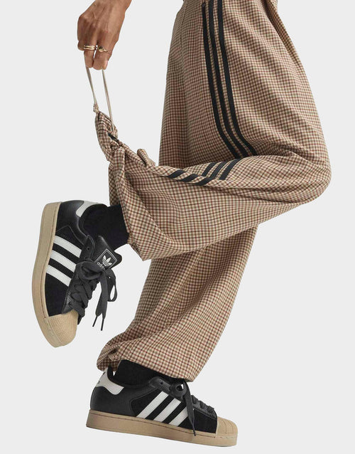 3-Stripes Checks Loose Track Pants