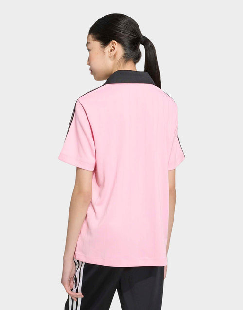Loose Pinstripe Polo Shirt Junior's