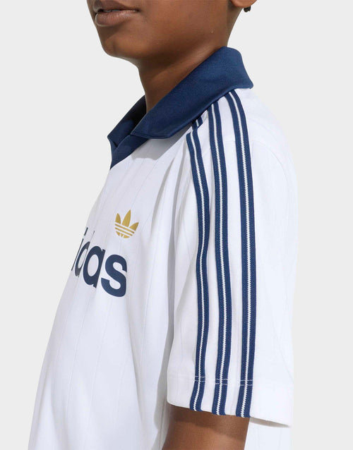 Loose Pinstripe Polo Shirt Junior's