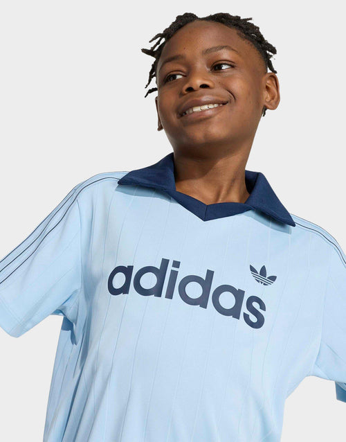 Loose Pinstripe Polo Shirt Junior's
