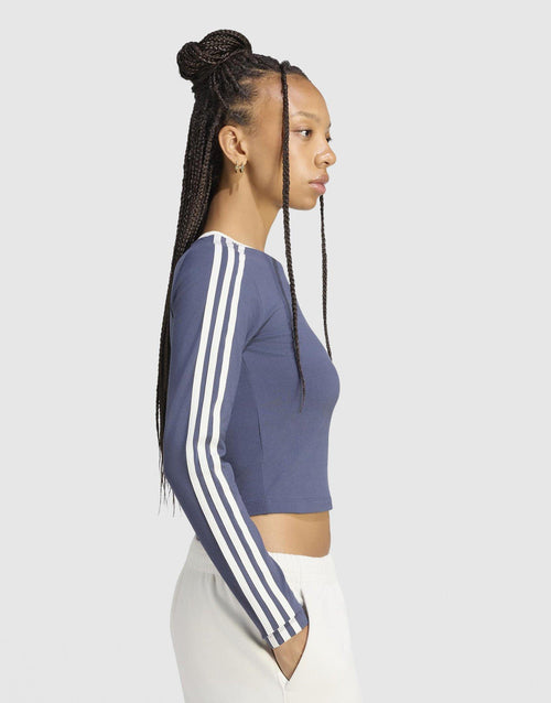 Cropped Long Sleeve Top